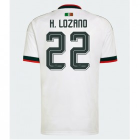 Mexiko Hirving Lozano #22 Borta Kläder VM 2026 Kortärmad